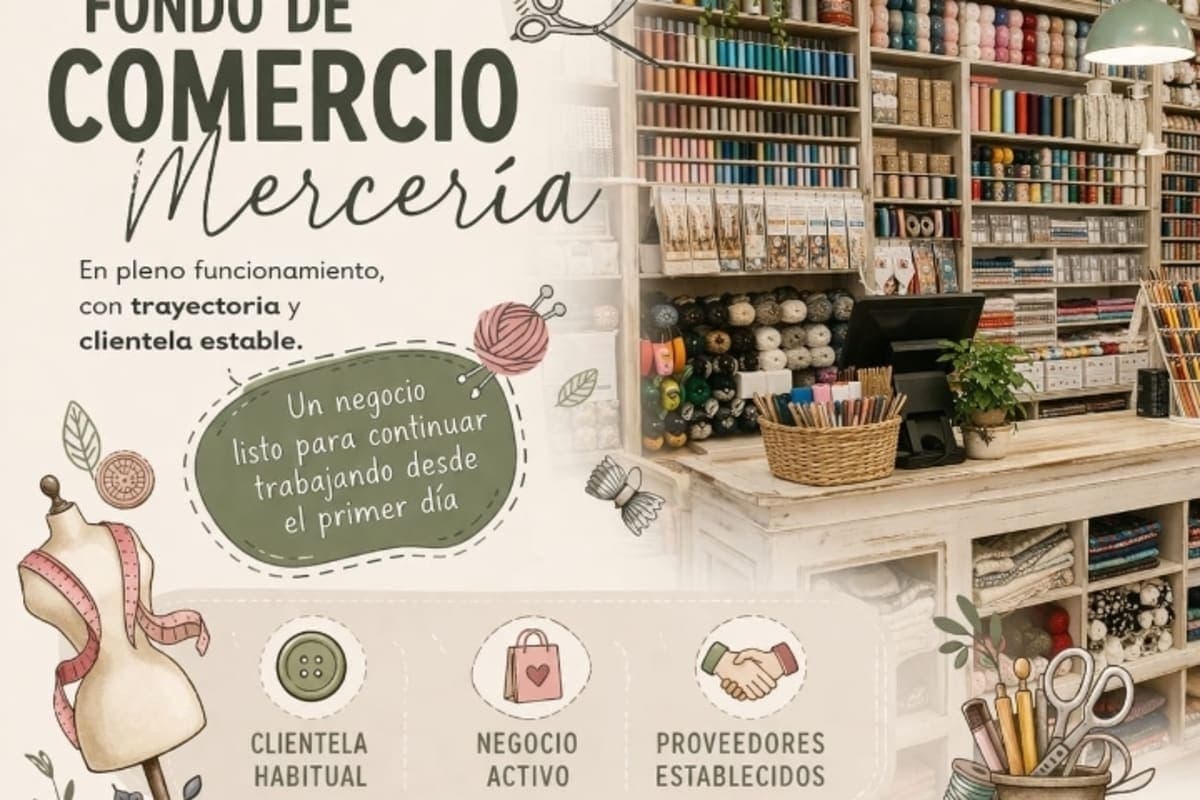 ¡Gran Oportunidad de Inversión! Venta de Fondo de Comercio: Mercería en Pleno Funcionamiento